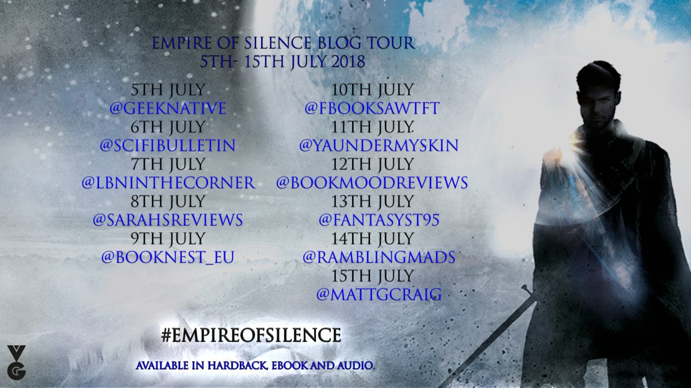 empire of silence blog tour banner